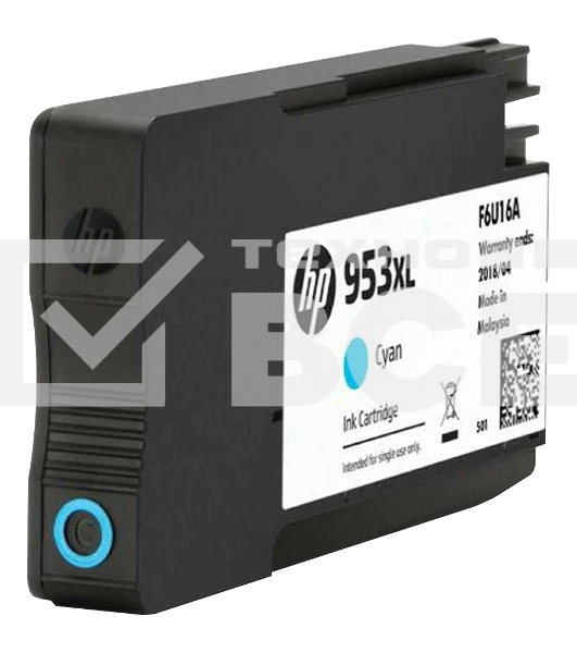 Картридж струйный HP 953XL High Yield Cyan Original Ink Cartridge