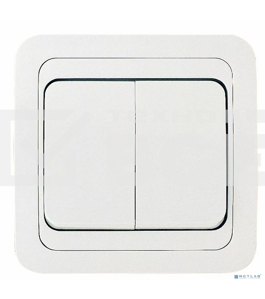 Выключатель 2-кл. СП Mimoza 10А IP20 бел./бел. Makel 12003