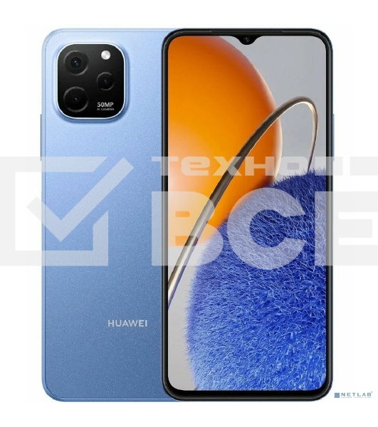 Смартфон Huawei Nova Y61, 4/128Gb, синий