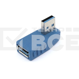 Угловой удлинитель USB Type A с поворотом влево
