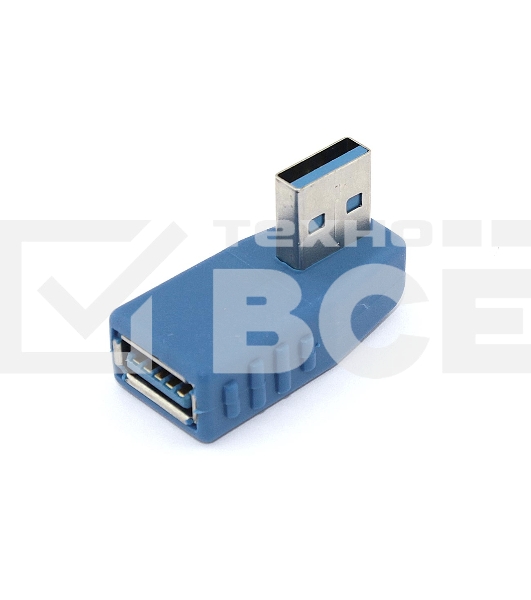 Угловой удлинитель USB Type A с поворотом влево