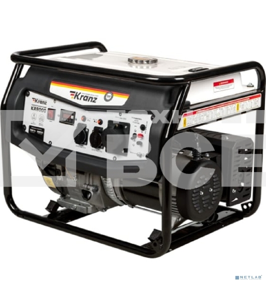 Электрогенератор бензиновый Kranz KR8000, 8 кВт, 97 дБ, 82 кг