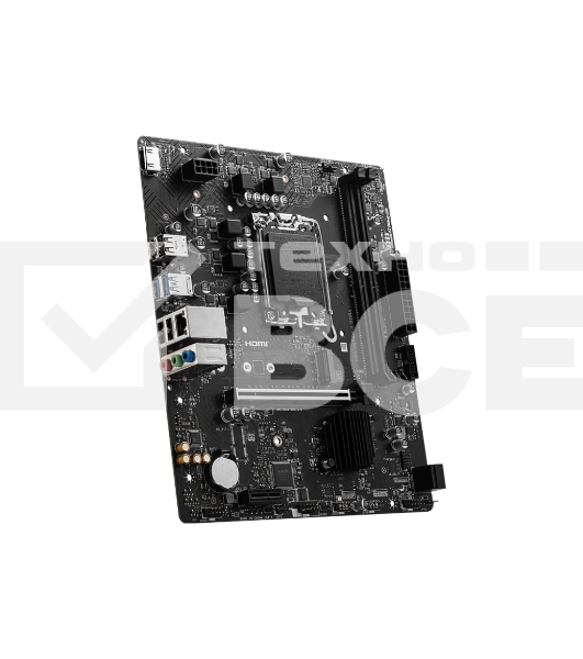 Материнская плата MSI PRO H610M-S DDR4, LGA 1700, Intel H610, 2xDDR4, 2xSATA, 1xM.2, 1xPCIe 4.0 x16, 1xPCIe 3.0 x1, 1xHDMI, 1x1Gb LAN, 4xUSB 2.0, 2xUSB 3.2 Gen 1, 3x3.5 мм, 7.1, Micro-ATX