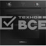 Встраиваемый духовой шкаф Kuppersberg HO 632 B, High-Tech, объем 72 л, 10 режимов, макс. темперутара 275 градусов, поворотное/сенсорное управление, дисплей, телескопические направляющие на 1 уровень, энергоэффективность А, черный, фото3