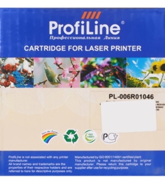 Картридж лазерный ProfiLine PL-006R01046 для принтеров Xerox WorkCentre M35/M45/M55/232/238/245/255/5030/5050/5135/5150/5632/5638/5645/5655/5735/5740/5745/5755/WorkCerntrePro 35/45/55/232/238/245/255/DocuCentre/535/545/555/CopyCentre C35/C45/C55/232/238/245/255/BookMark55Copier/40/50 2шт по 32000 копий в упаковке