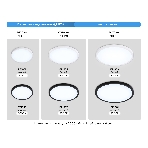 Светильник светодиодный ультратонкий Ambrella light FZ1959 WH белый IP54 40W 5000K D470*15 (Без ПДУ), фото 1