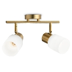 Светильник Ambrella light TR3969/2 BS/FR латунь/белый матовый  E27*2 max 40W 260*80*210, фото6