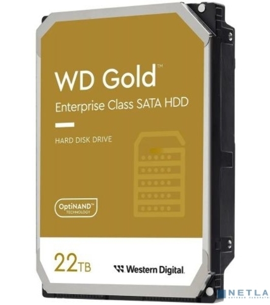 Жесткий диск Western Digital GOLD WD221KRYZ 22Tb 3.5' 7200 RPM 512MB 512e SATA-III