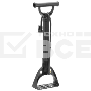 Насос GF-04 Giyo ручной напольный пластиковый чёрный Насос GF-04 Giyo ручной напольный, пластиковый корпус длиной 20', вентиль Presta/Автовентиль, в комплекте с иглой для накачки мячей и насадкой для надувных изделий, чёрный