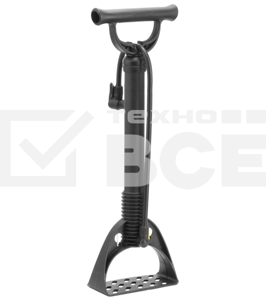 Насос GF-04 Giyo ручной напольный пластиковый чёрный Насос GF-04 Giyo ручной напольный, пластиковый корпус длиной 20', вентиль Presta/Автовентиль, в комплекте с иглой для накачки мячей и насадкой для надувных изделий, чёрный