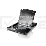 Коммутатор ATEN 16P CAT5 HIGH DENSITY DUAL RAIL LCD OVER IP 17INCH., фото 1