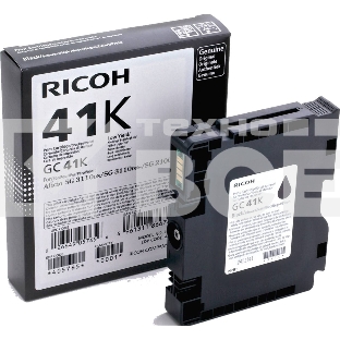 Картридж гелевый Ricoh GC 41K (2.5К) черный Aficio Aficio 3110DN/ 3110DNw/3100SNw/3110SFNw