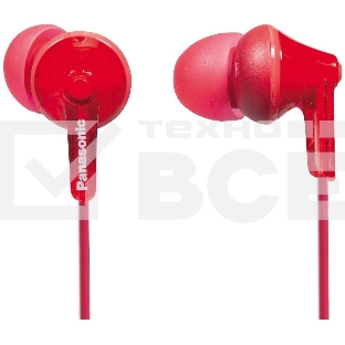 Наушники Panasonic RP-HJE125E-R красный 1.1м