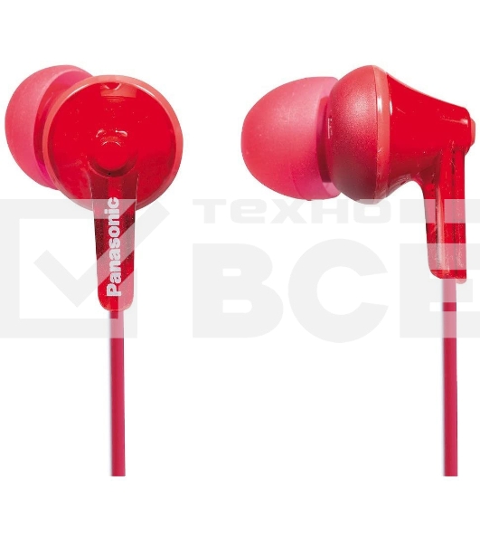Наушники Panasonic RP-HJE125E-R красный 1.1м