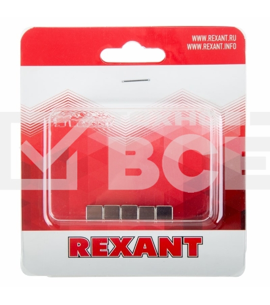 Неодимовый магнит куб 8х8х8 мм сцепление 3,7 кг (Упаковка 4 шт) Rexant