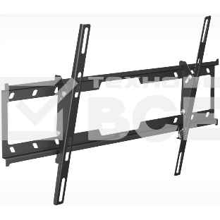 Кронштейн Holder LCD-T6628-B черный Диагональ: от 32-70. до 45кг. от стены: 57мм. Угол наклона:+2⁰ + 15⁰, Поворот:0⁰ Vesa  600*400, 400*400, 400*200, 400*300, 300*300, 200*300, 200*200, 100*100