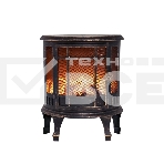 Светодиодный камин 'Винтаж мини' с эффектом живого огня 24.8х12.7х30 см, батарейки 3хС (не в комплекте), с USB, бронзовый, фото 1