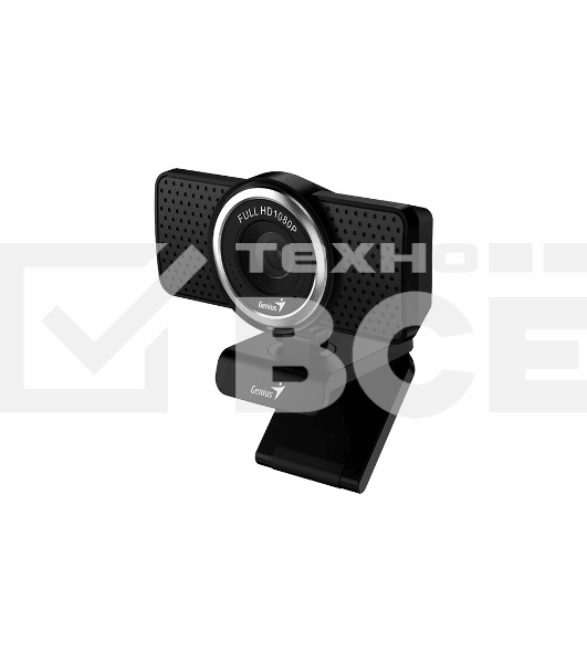 Интернет-камера Genius Веб-камера Genius ECam 8000 черная (Black) new package, 1080p Full HD, Mic, 360°, универсальное мониторное крепление, гнездо для штатива