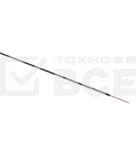 Провод автомобильный ПГВА/ПВАМ Rexant 1х2,50 мм черный, мини-бухта 10 метров