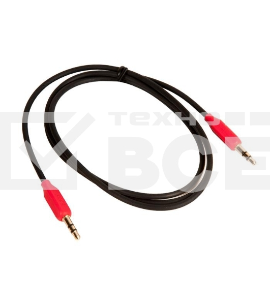AUX аудио кабель/3.5 mm jack - 3.5 mm jack/ HOCO HC-79293 UPA11/ 1m/ позолоченные контакты/ Black