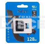 Флеш карта MicroSDXC 128GB Netac Class 10 UHS-I U1 P500 Standart + адаптер [NT02P500STN-128G-R], фото8