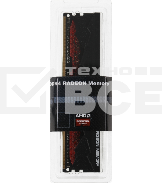 Оперативная память AMD Radeon R7, DDR4, 16GB, 2666MHz, CL16, с радиатором, черный