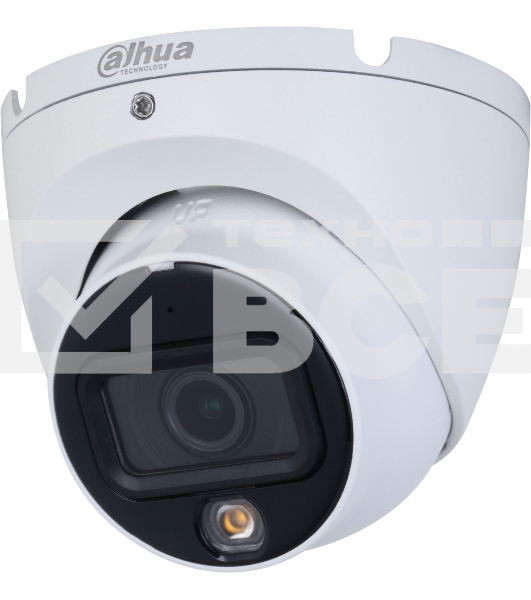 Камера видеонаблюдения аналоговая Dahua DH-HAC-HDW1200TLMP-IL-A-0280B-S6 2.8-2.8мм HD-CVI HD-TVI цв. корп.:белый (DH-HAC-HDW1200TLMP-IL-A-0280B)