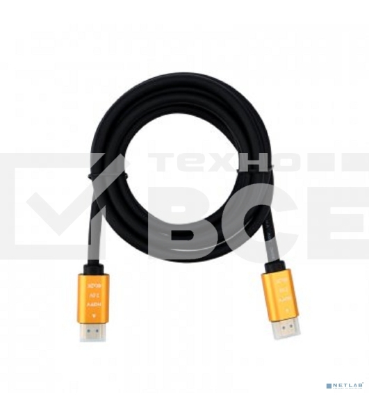Кабель Rexant HDMI - HDMI 2.0, 2 м Gold