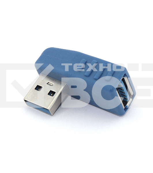 Угловой удлинитель USB Type A с поворотом вправо