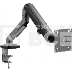 Кронштейн для мониторов Ultramounts UM734BL серый/черный 17'-27' макс.7кг крепление к столешнице поворот и наклон, фото14