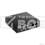 Неуправляемый коммутатор D-Link DGS-1005P/B3A с 5 портами 10/100/1000Base-T (4 порта PoE 802.3af/at, PoE-бюджет 60 Вт), фото2