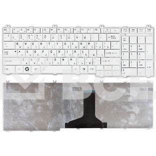 Клавиатура для ноутбука Toshiba Satellite C650 C660 L650 L670 L750 L750D белый