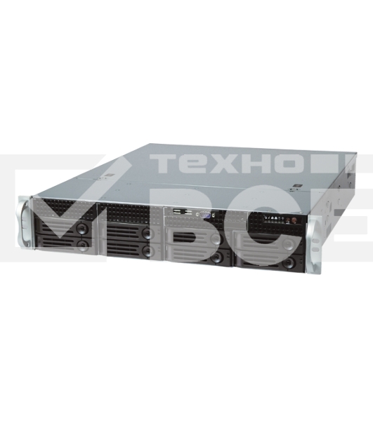 Серверный корпус 2U chassis; ATX CS-R25-42P, Micro-ATX, Mini-ITX MBs; 8-port 12 Gbps SAS/ SATA to SAS BP; 8 x 3.5'' hsb + 2 x 3.5