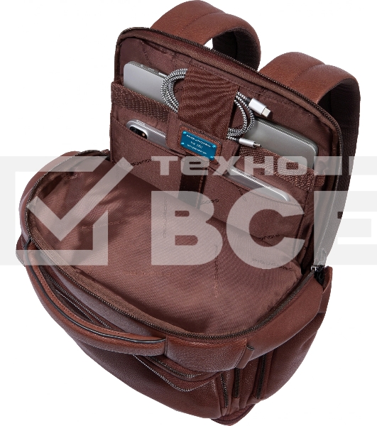 Рюкзак мужской Piquadro Cronus CA6690S134BM/M коричневый кожа