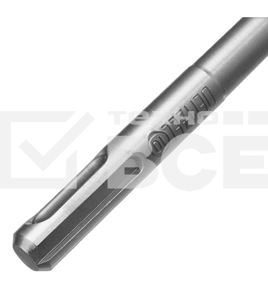 Бур по бетону Denzel цельная крестовая пластина, 10x165 мм, SDS PLUS