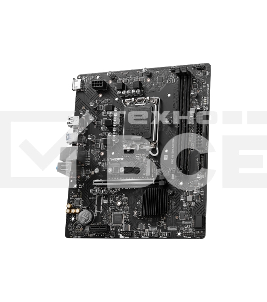 Материнская плата MSI PRO H610M-S DDR4, LGA 1700, Intel H610, 2xDDR4, 2xSATA, 1xM.2, 1xPCIe 4.0 x16, 1xPCIe 3.0 x1, 1xHDMI, 1x1Gb LAN, 4xUSB 2.0, 2xUSB 3.2 Gen 1, 3x3.5 мм, 7.1, Micro-ATX