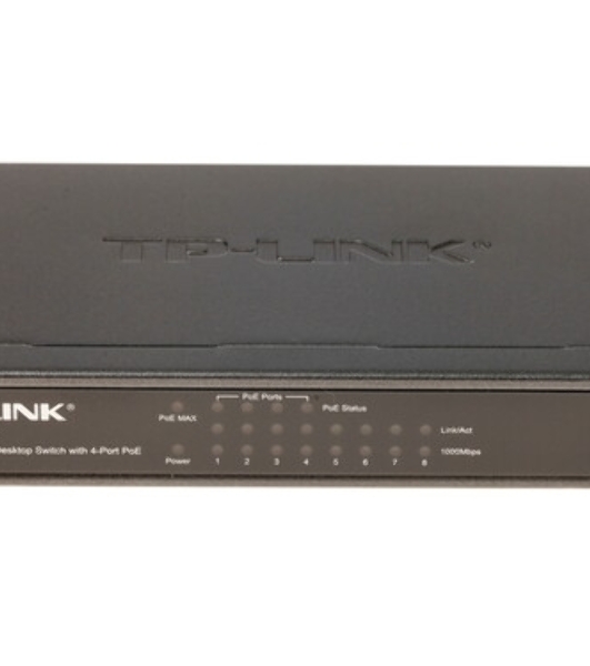 Коммутатор TP-LINK SMB TL-SG1008 8-port Gigabit Switch, 1U rack-mountable steel case