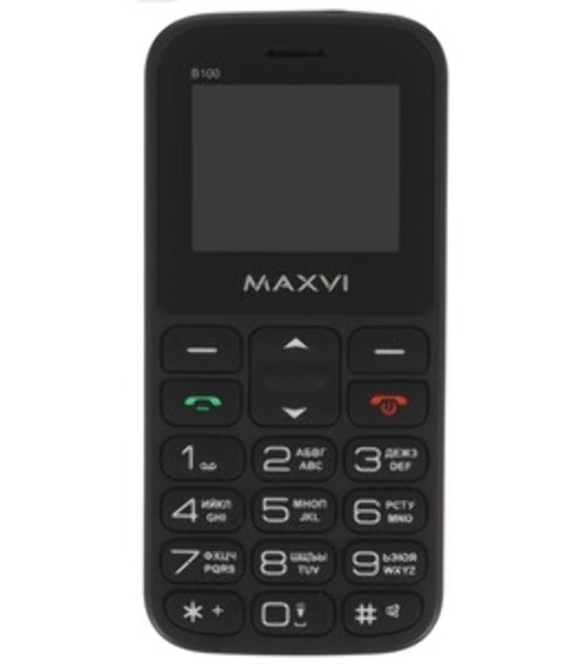 Мобильный телефон Maxvi P110 черный