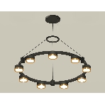 Светильник Ambrella light XR92051802/9 SBK/PYG черный песок/золото желтое полированное GX53 (A9205, C9242, N8124), фото3