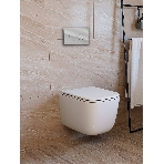 Инсталляция с унитазом комплект BAU PRO 6 в 1: унитаз подвесной безободковый торнадо Bau Dream 51х35, быстросъемное сиденье микролифт, кнопка смыва BAU Dream, хром, фото5