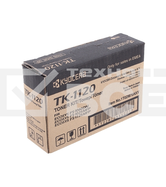 Картридж лазерный Kyocera TK-1120 (1T02M70NX0/1T02M70NXV/1T02M70NX1) черный для FS-1060DN/1025MFP/1125MFP 3000 стр.