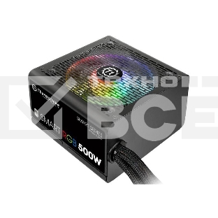 Блок питания Thermaltake Smart RGB (PS-SPR-0500NHSAWE-1), 500Вт, 80 PLUS, 120мм, черный