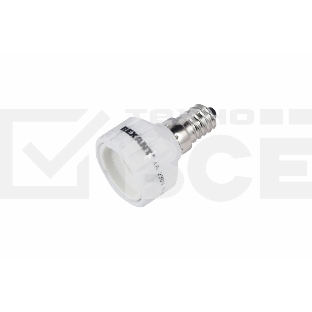 Переходник цокольный E14-GU10 белый Rexant