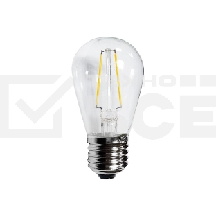 Ретро лампа Filament ST45 E27, 2W, 230В Теплая белая 3000K