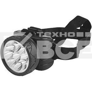 Фонарь ТРОФИ TG9 9xLEDаккумуляторный налобный 4V0.9Ah ЗУ 220V
