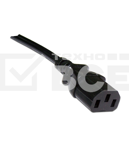 Провод Lanmaster LAN-PP13/SHA-2.0-BK проводник.:2 черный 2м