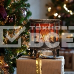 Светодиодный камин 'Винтаж мини' с эффектом живого огня 24.8х12.7х30 см, батарейки 3хС (не в комплекте), с USB, бронзовый, фото2