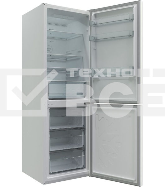 Холодильник Candy CCRN 6180W белый двухкамерный 227/106 л морозилка снизу, No Frost