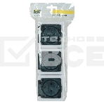 Розетка силовая  Iek ERMP32-K03-16-54-EC РСб23-3-ГПБд роз 3м с з/к о/у  IP54 (дымчатый) ГЕРМЕС PLUS, фото3