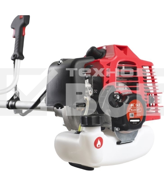 Триммер бензиновый MAXCUT MC 143 (1+1) 25100008 Объем дв 42.7 см?; Мощн дв 2.5 л.с.; Диам ножа: 25.5см; Диам лески: 2.0-2.4 мм; Захват: 42 см Объем бака: 1,2 л; Вес: 7.3кг;
